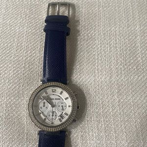 RARE/AUTHENTIC Michael Kors leather watch DIAMOND